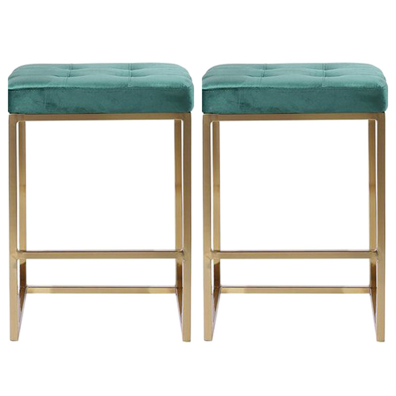 Tabouret de comptoir 26 po Varna, Vert
