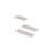 Modern White Wall Shelf (3 Pieces), Melamine Coated Particle Board, 11.8 x 5.5 x 0.8 inches | Sleek Design, Easy Wall Mounting | Perfect for Home Decor & Organizing, Durable & Stylish Storage Solution-417131329