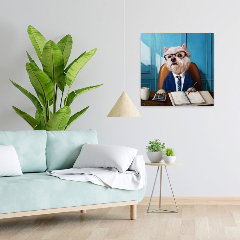 Cfo Contemporary Dog Urban Art, H 24 po x l 24 po