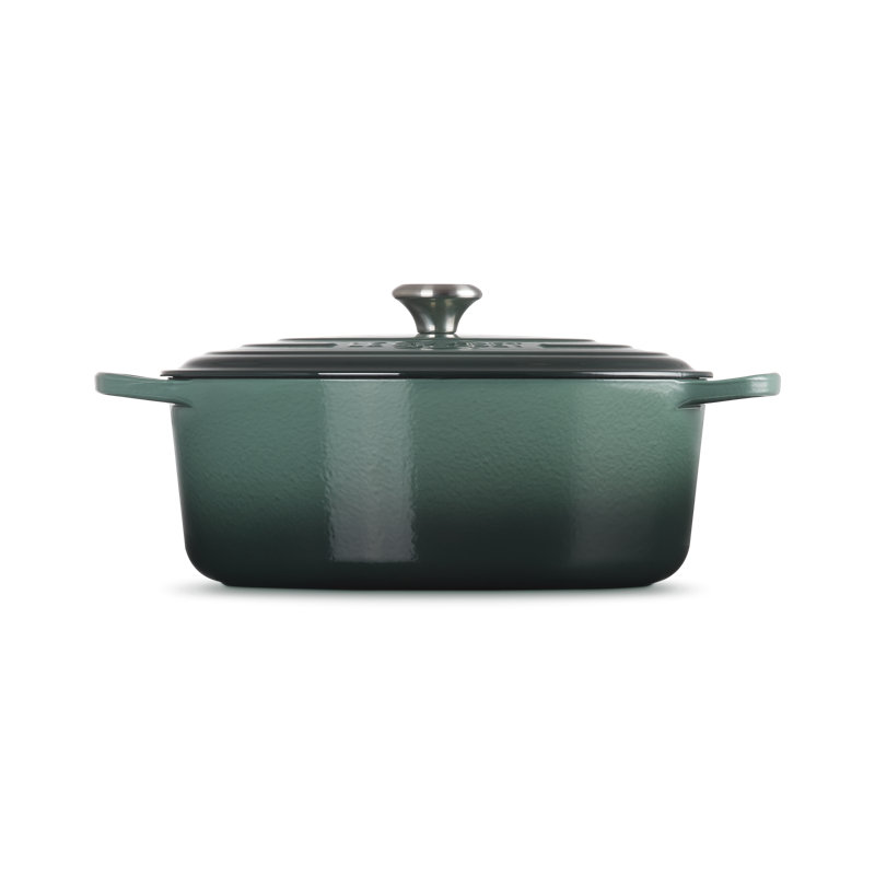 Le Creuset Enameled Cast Iron Oval Dutch Oven with Lid, Artichaut, 8 quarts