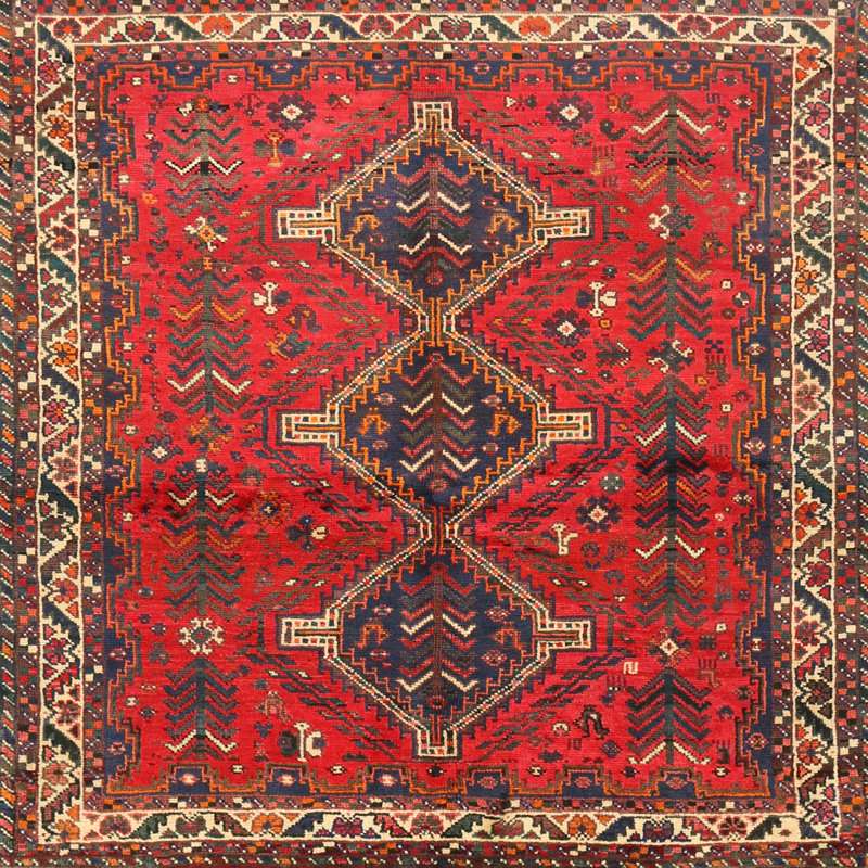 Southwestern Indoor Rug, Round 7'
