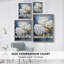 Impression encadrée FLORAL Series CXII - bois massif-977770289