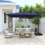Parasol de patio carré en porte-à-faux 11 pi (sans base de parasol)-610484337