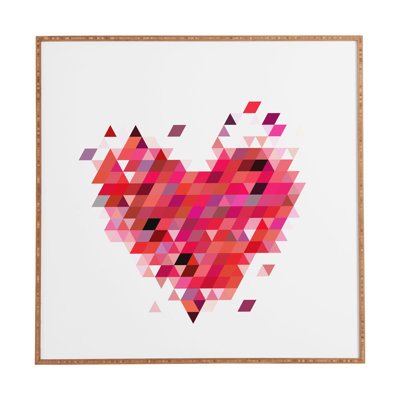 « cardiaque », impression encadrée