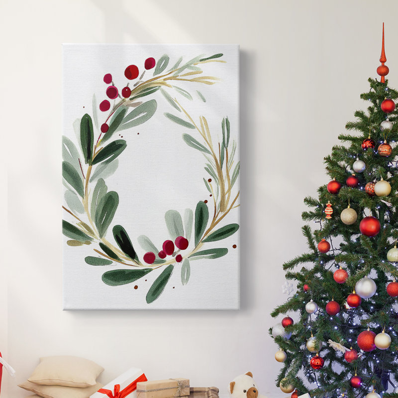 Art des Fêtes de Noël - Toile tendue avec châssis CCxxiv, H 60 po x l 40 po