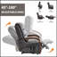 Fauteuil inclinable électrique Powerair Leatherair-633534251