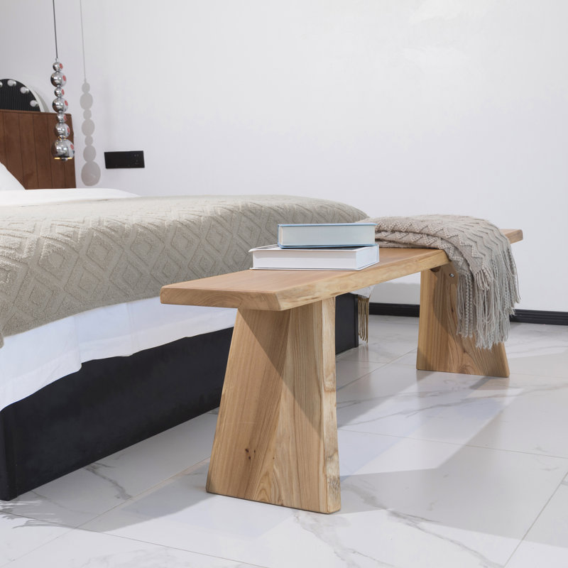 Banc d'appoint en bois massif