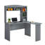 Bureau moderne en L avec huche