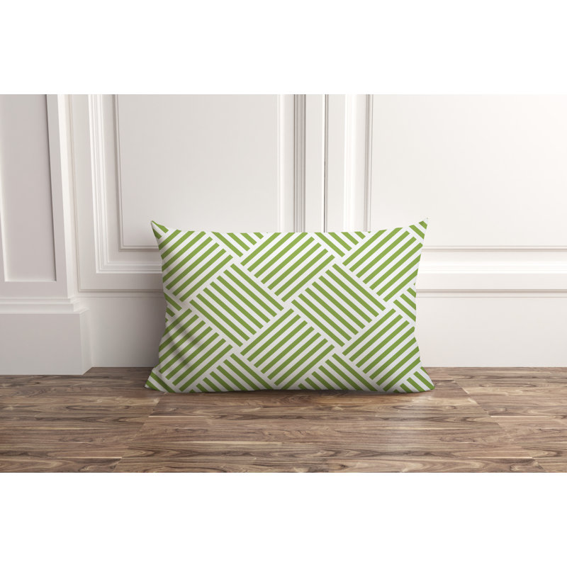 Housse et insert de coussin d'extérieur Langley, Vert printemps