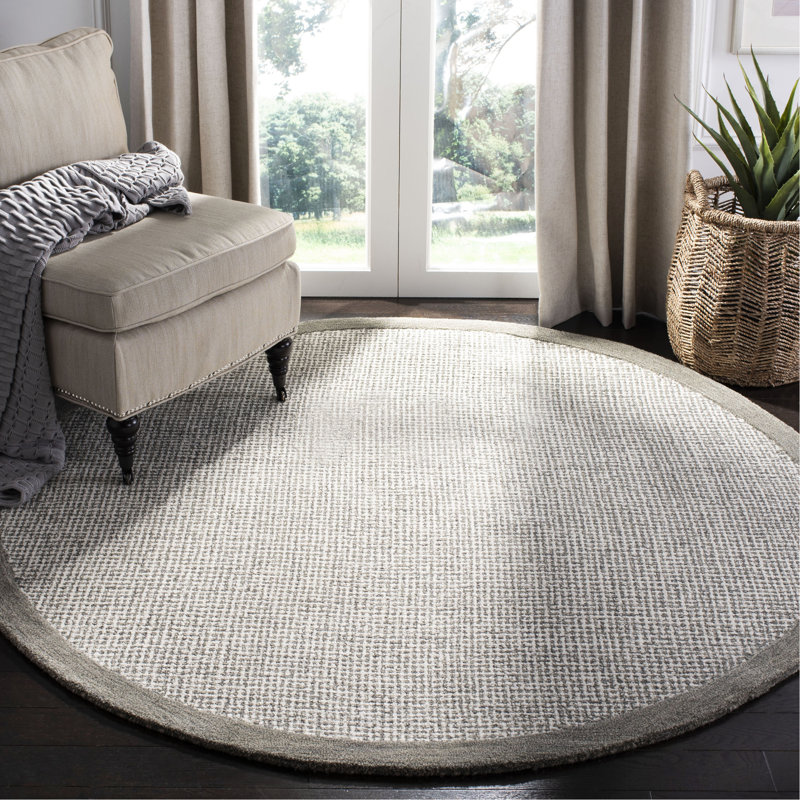 Furman Hand Tufted Wool Rug, Round 6'