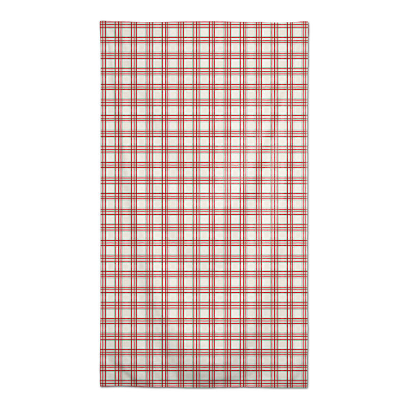 Nappe en polyester à carreaux, L 58 po x l 58 po