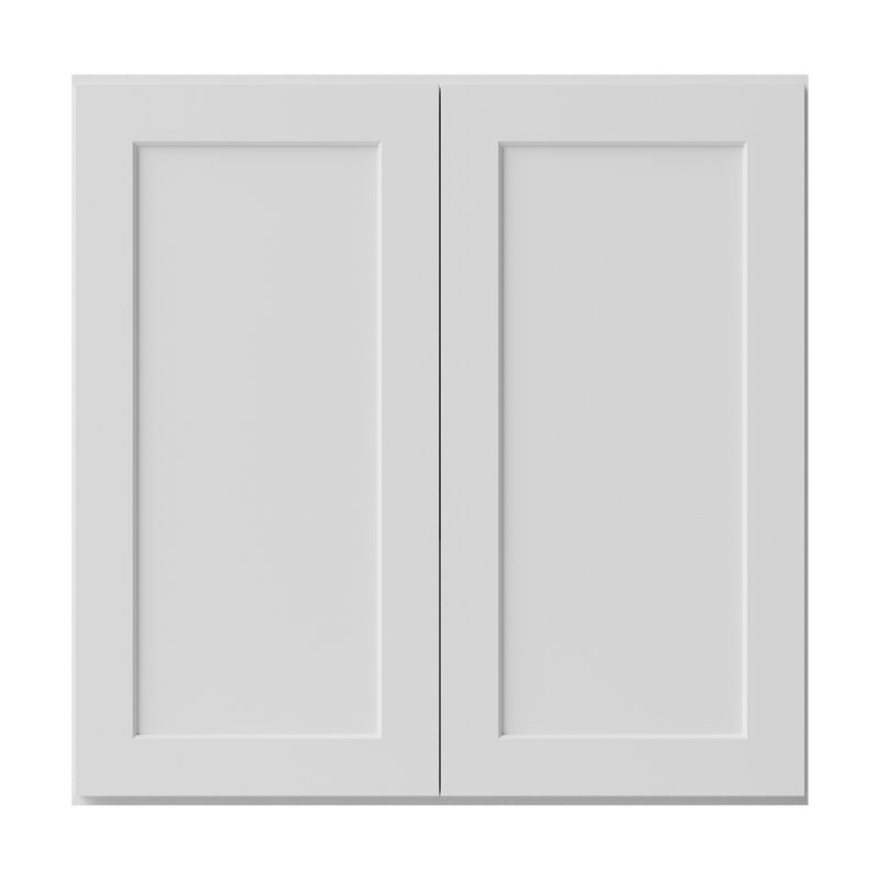 Armoire de cuisine en bois massif prête à assembler, White, H 36 po x l 36 po x P 12 po