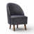 Midnight Blue Polyester Blend