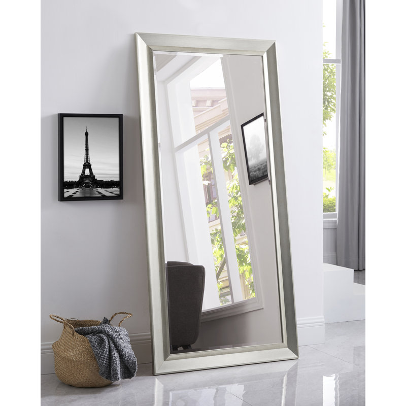 Grand miroir de plancher sur pied Chappell, Champagne