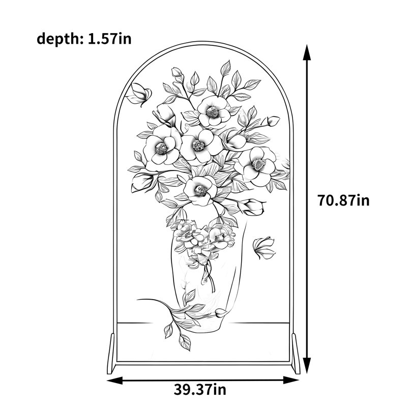 Del Mar, H 70,87 po x l 39,37 po x P 1,57 po