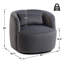 Fauteuil pivotant en velours Bolton-955108771