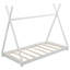 Lit plateforme House avec structure triangulaire-2120773218