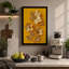 Golden Arrangement Botanical - Wrapped Canvas-49341202-49341205