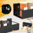 6 Pack Magnetic Spice Rack Organizer