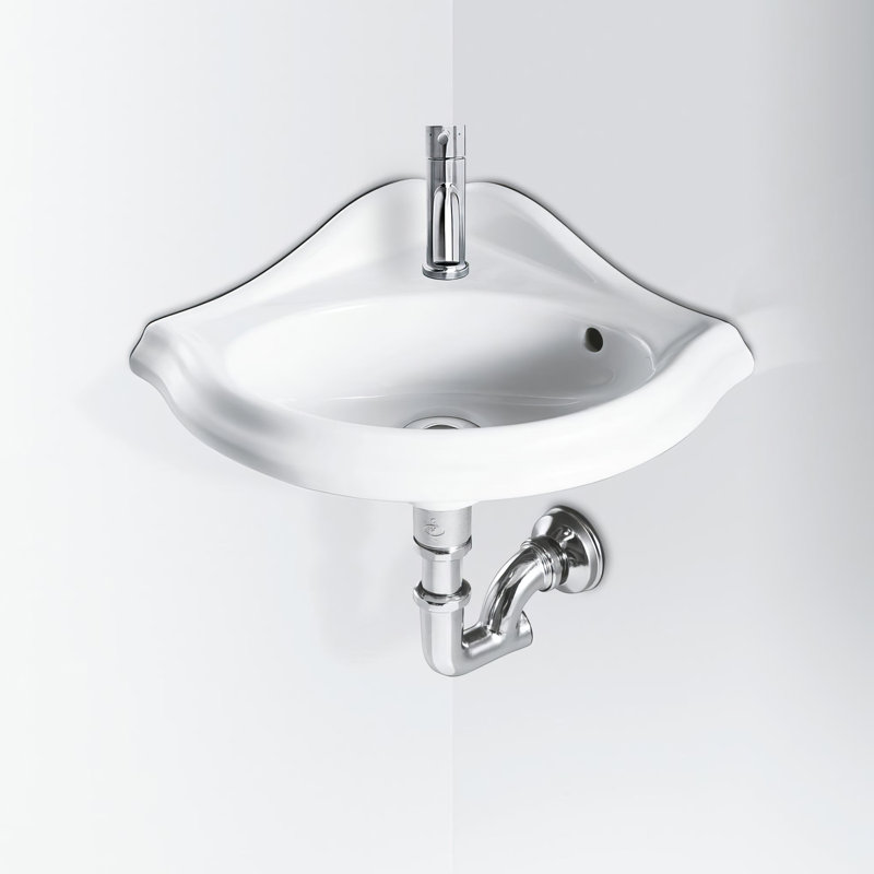 Waterhaus 1 Handle Deck Mouted Standard Bathroom Faucet, Polished
