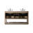Felicity 60'' Double Bathroom Vanity with Engineered Marble Top-1222093849