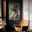 Art mural en verre Hokku Designs «Dogs German Wirehaired Pointer» par Lindsay Kivi-1760261418