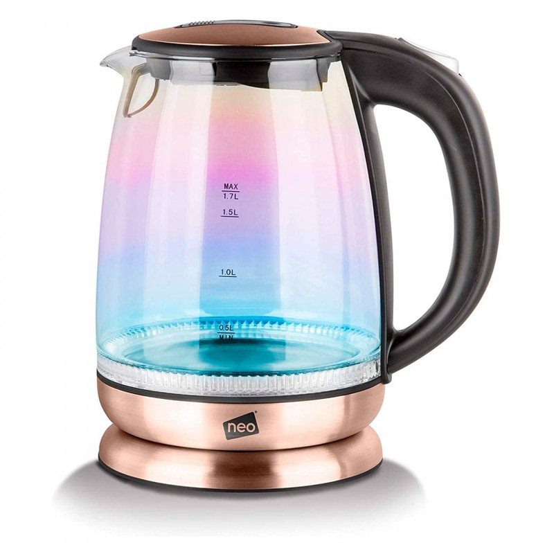 NeoDirect 1.7L Glass Electric Tea Kettle