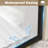 Tempered Glass With Explosion Proof Film, Aluminum Frame Double Sliding Shower Door, "1/4 (6 Mm), Stainless Steel Handle-115606823