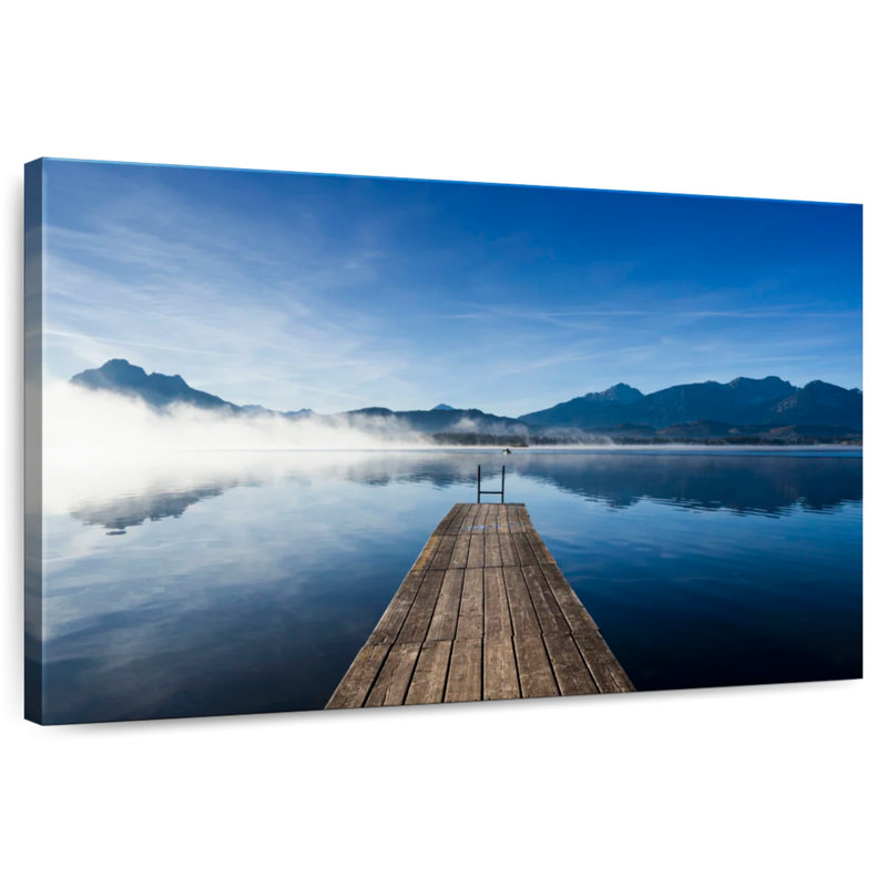 Alvord Lake Hopfensee Jetty, 34" H x 51" W