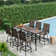 Alyne 6 - Person Square Outdoor Dining Set