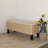 Natural Cattail Woven Solid Wood Storage Ottoman