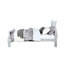 Lit, finition platine, 74 lb, 90 po Largeur, fabrication en bois au design élégant, hauteur 47, profondeur 80, nécessite un sommier-96023149-96023148