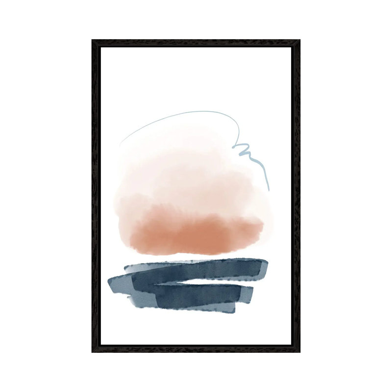 Vista - Print on Canvas, 66.04 cm H x 45.72 cm W, Black Framed