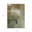 Tapis intérieur lavable abstrait beige et ivoire 9 pi x 12 pi brun