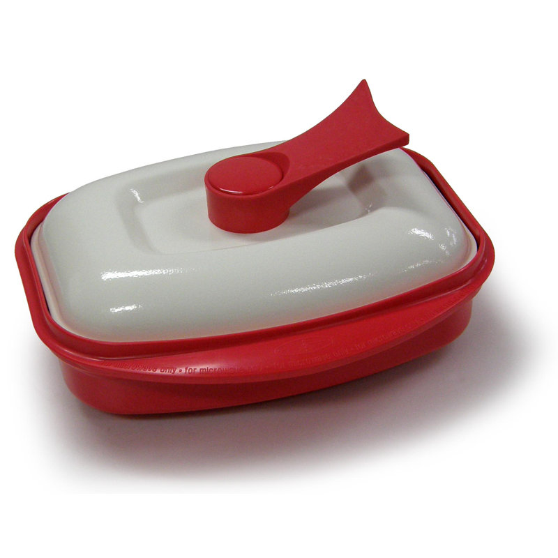 10'' Non-Stick Grill Pan / Griddle Set, Red