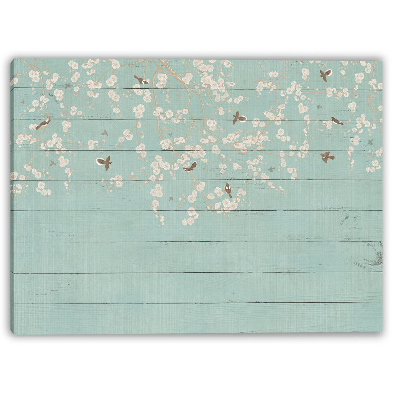 «Spring Song» - art mural sur toile tendue, H 30 po x l 40 po