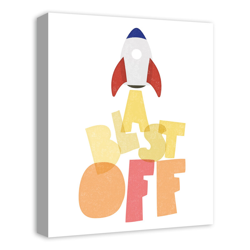 Art sur toile Kimberley Blast off Rocket Ship
