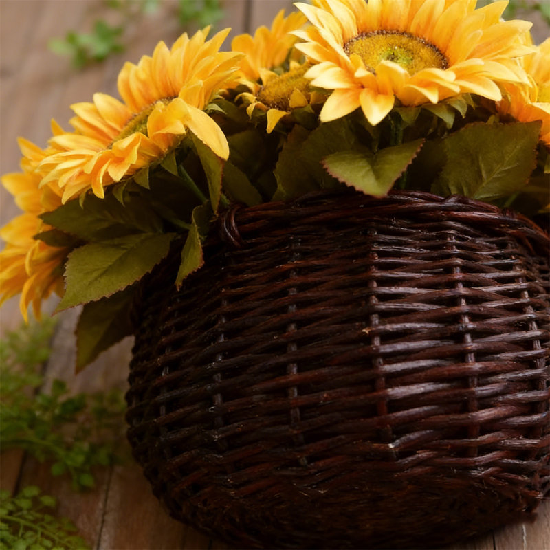 Wall-Mounted Artificial Flower