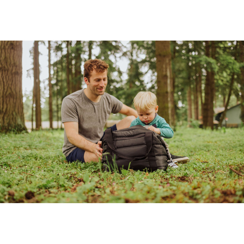 Sac isotherme matelassé lavable et isolant All-Day, Noir