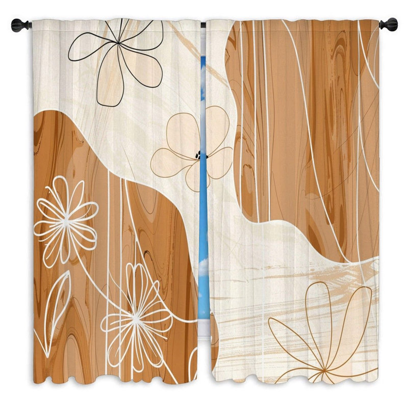 Paire de rideaux obscurcissant en polyester Tambre, L 20 po x L 61 po
