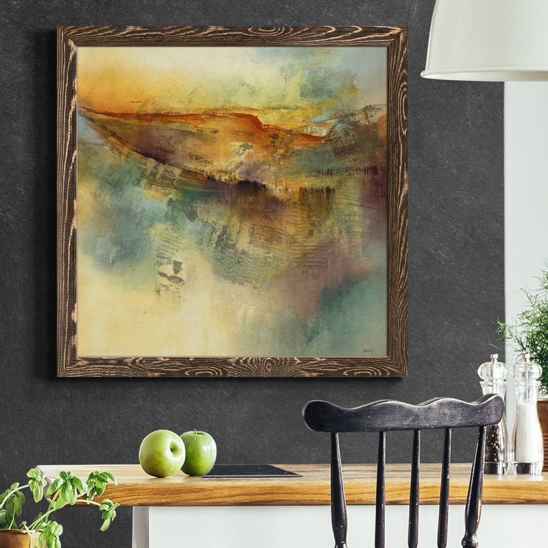 Canyon encadré de qualité supérieure - Toile encadrée de qualité supérieure, H 27,5 po x l 27,5 po x P 1,5 po