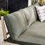 Ensemble de conversation en bois massif pour 6 personnes avec table basse Giyana - Lounge For Modern Garden-1256680041