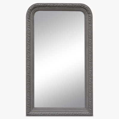 Algrange Wood Wall Mirror with Shelves
