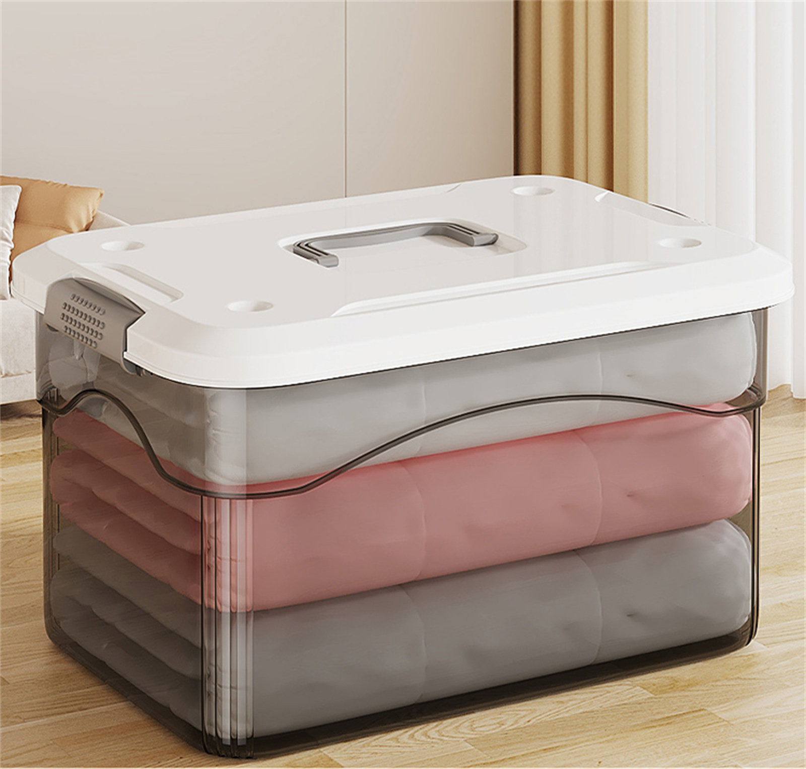 Hokku Designs Plastic Clothing Storage Box | Wayfair