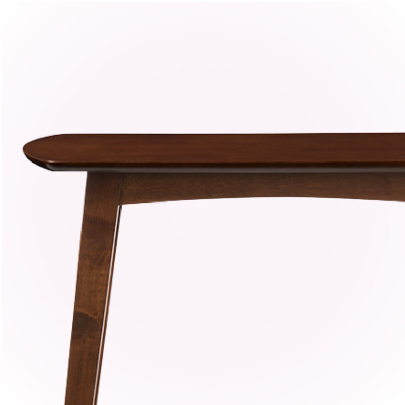 Console Monocle en brun Mid-Century moderne, H 28,82 po x l 31,08 po x P 13,77 po