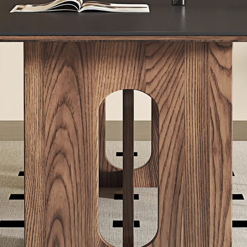 Combinaison de table et chaises de salle à manger d'âge moyen, H 29,52 po x L 70,86 po x l 35,43 po, 7