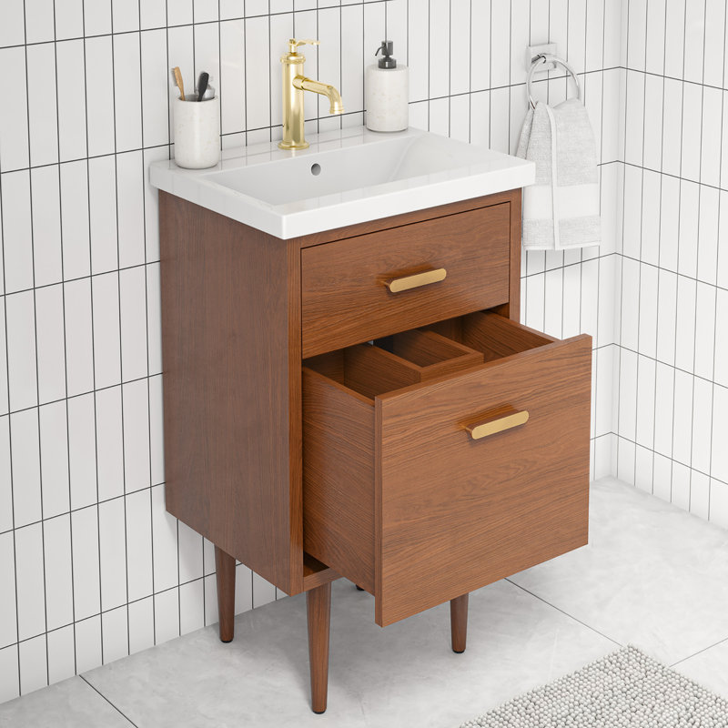Arijana Single Bathroom Vanity, 34.5" H x 20" W x 15.7" D