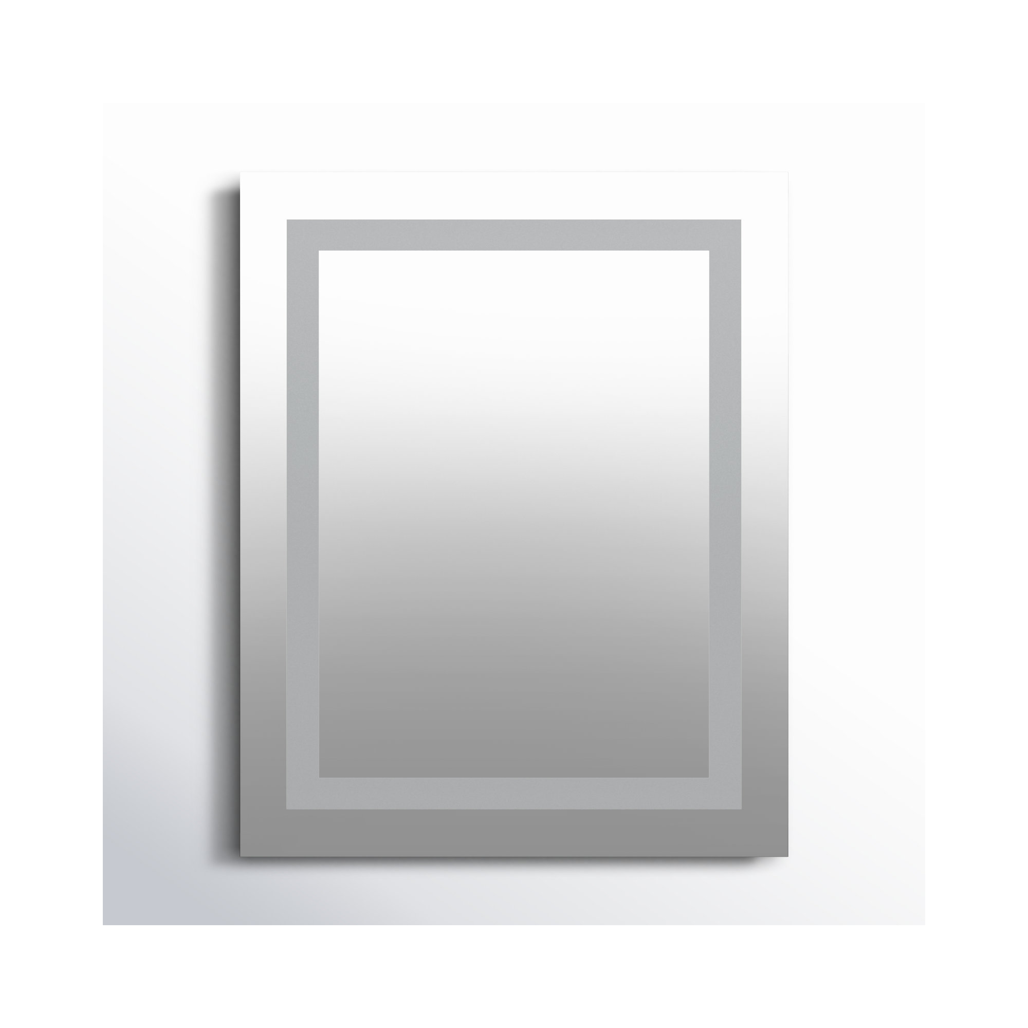 Kenno Flat Wall Mirror, 30" x 24"