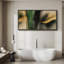 Grande impression sur toile encadrée - reproduction abstraite neutre pour décoration murale minimaliste moderne-116848174-116848175