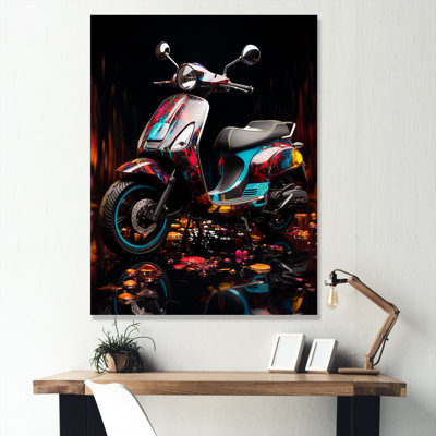 Pop Art Scooter Blaze I sur toile
